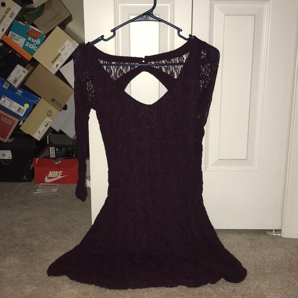 Maroon American Eagle Outfitters Dress